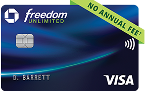 Chase Freedom Unlimited® product art
