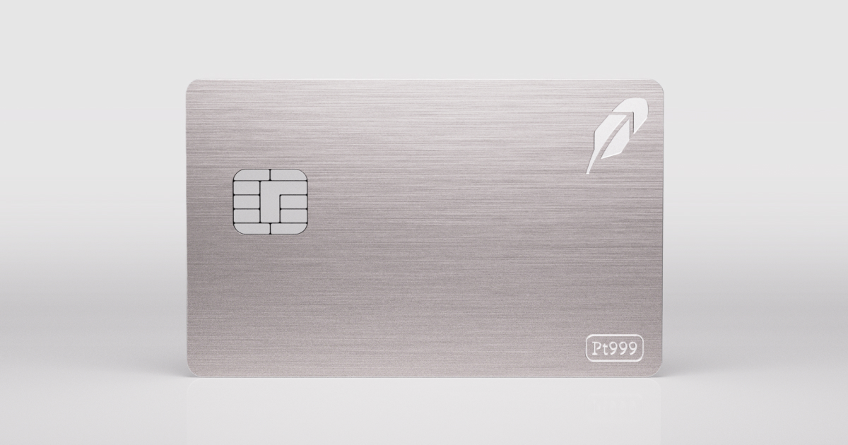 Robinhood Platinum Card product art